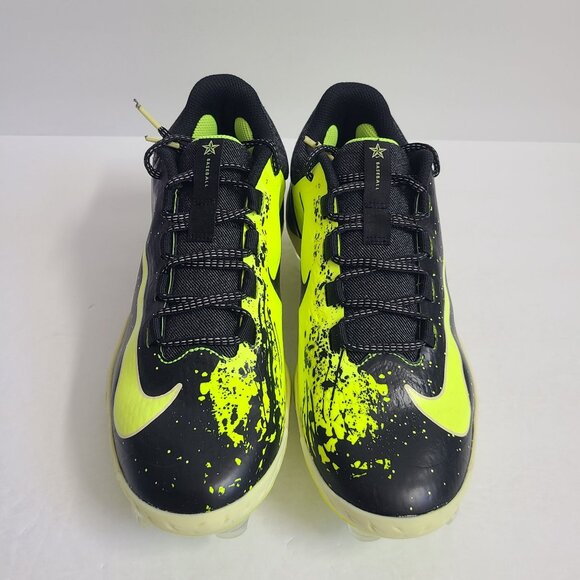 NEW Nike Alpha Huarache Elite 4 Low MCS Baseball Cleats FV6096-001 Size 8 Black